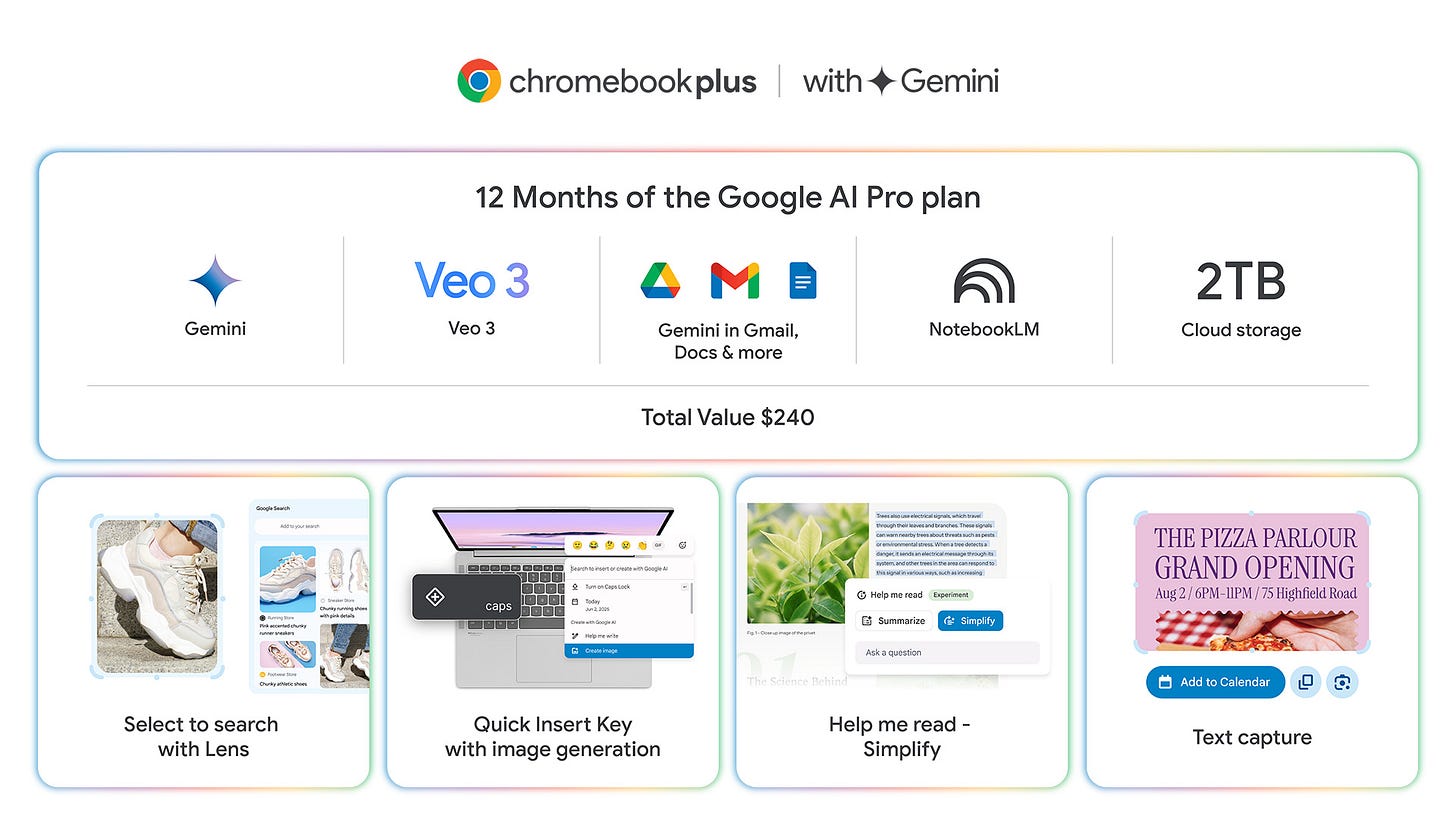 Chrome OS updates 2025