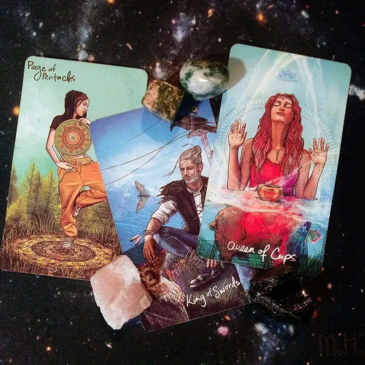 A Message from the Universe ~ Between Heart and Mind, Light Seers Tarot Cards