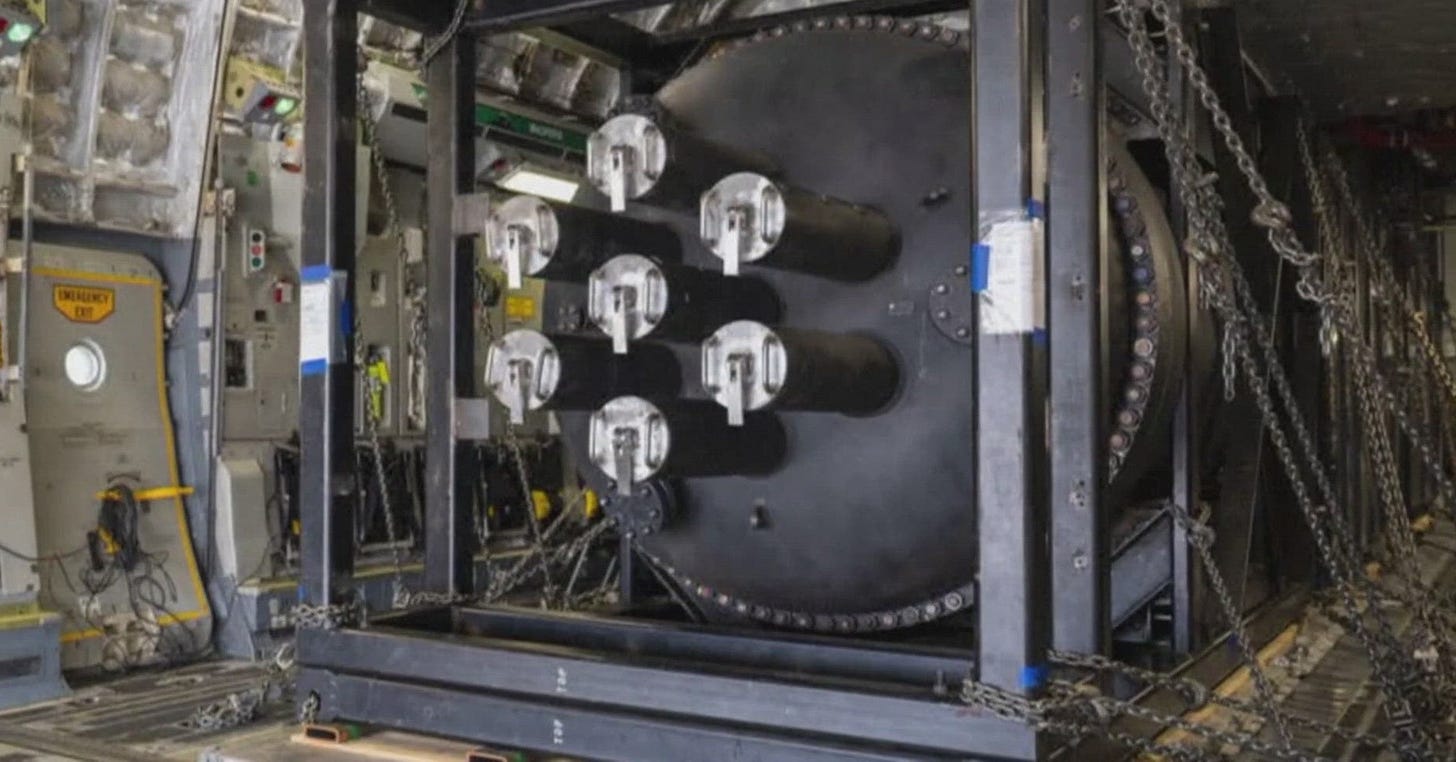 U.S. military airlifts portable nuclear reactor in landmark operation