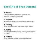 The 5 P’s of True Demand