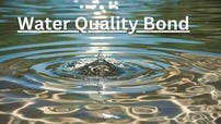 Image of water drop with heading Water Quality Bond