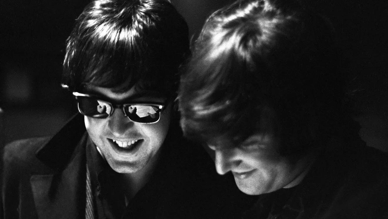Paul McCartney and John Lennon Paul McCartney and John Lennon