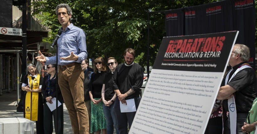Evanston's reparations violate Constitution's equal protection, lawsuit claims - WBEZ Chicago Evanston's reparations violate Constitution's equal protection, lawsuit claims - WBEZ Chicago
