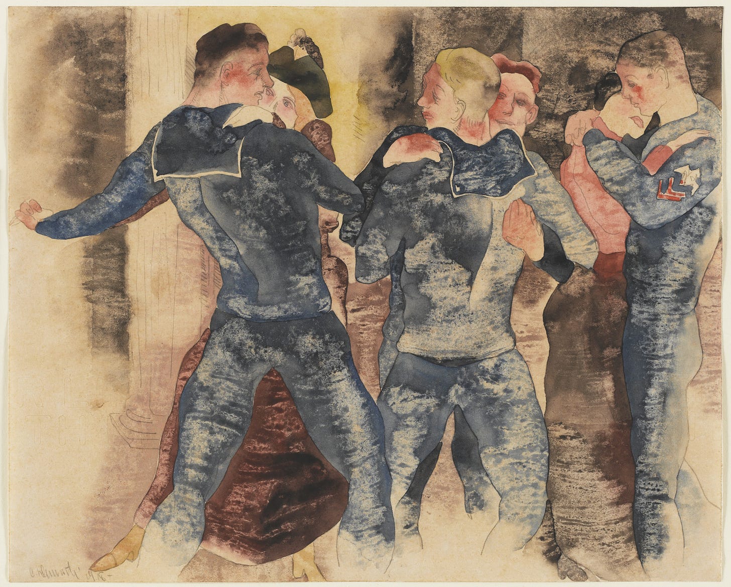 Charles Demuth. Dancing Sailors. 1918 | MoMA