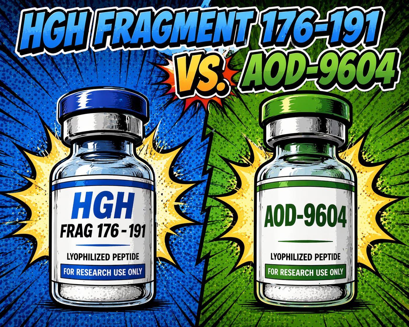 HGH Fragment 176-191 vs. AOD-9604 — What They Are, How They Work, and What  the Studies Actually Show