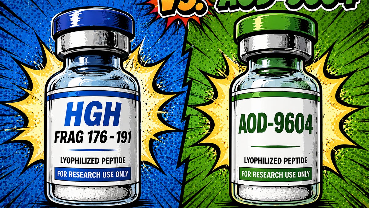 HGH Fragment 176-191 vs. AOD-9604  What They Are, How They Work, and What  the Studies Actually Show