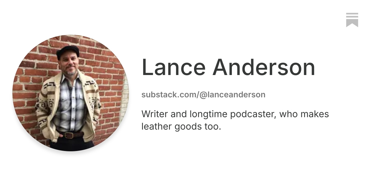 Lance Anderson | Substack