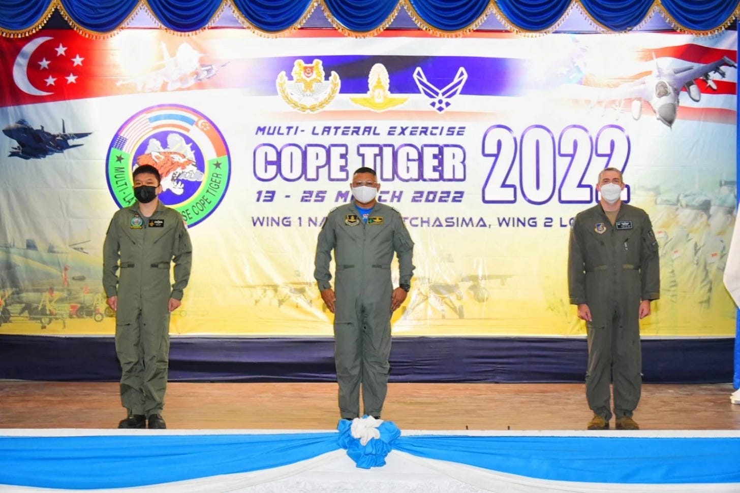 Thai, Singapore, US air forces join up for 'Cope Tiger' exercises