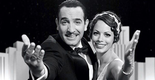 Jean Dujardin and Bérénice Bejo in The Artist Jean Dujardin and Bérénice Bejo in The Artist