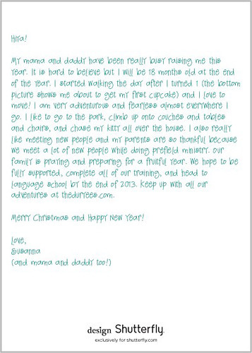 Christmas card back Christmas card back