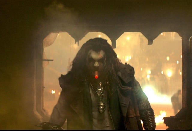 Enhanced quality picture of Lobo from the trailer : r/DC_Cinematic