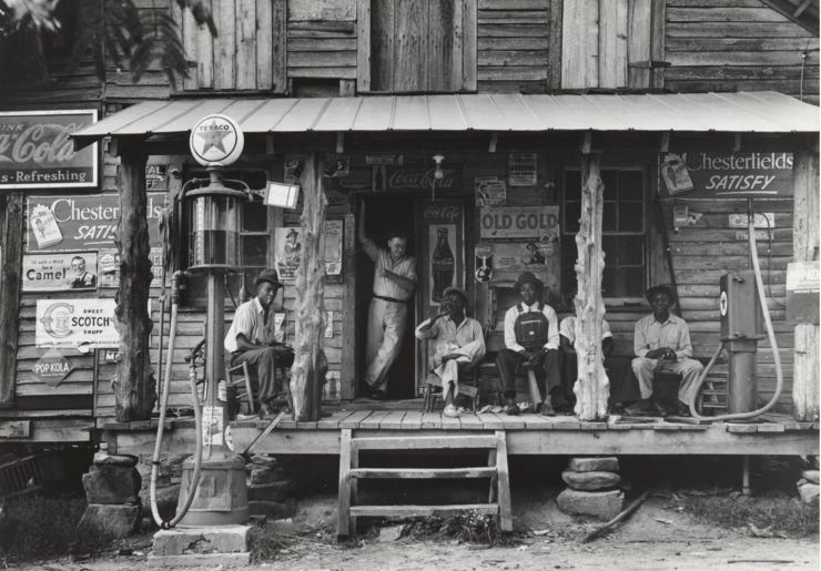 Dorothea Lange, Crossroads Store, North Carolina, July 1939. Museum of Modern Art, New York City.