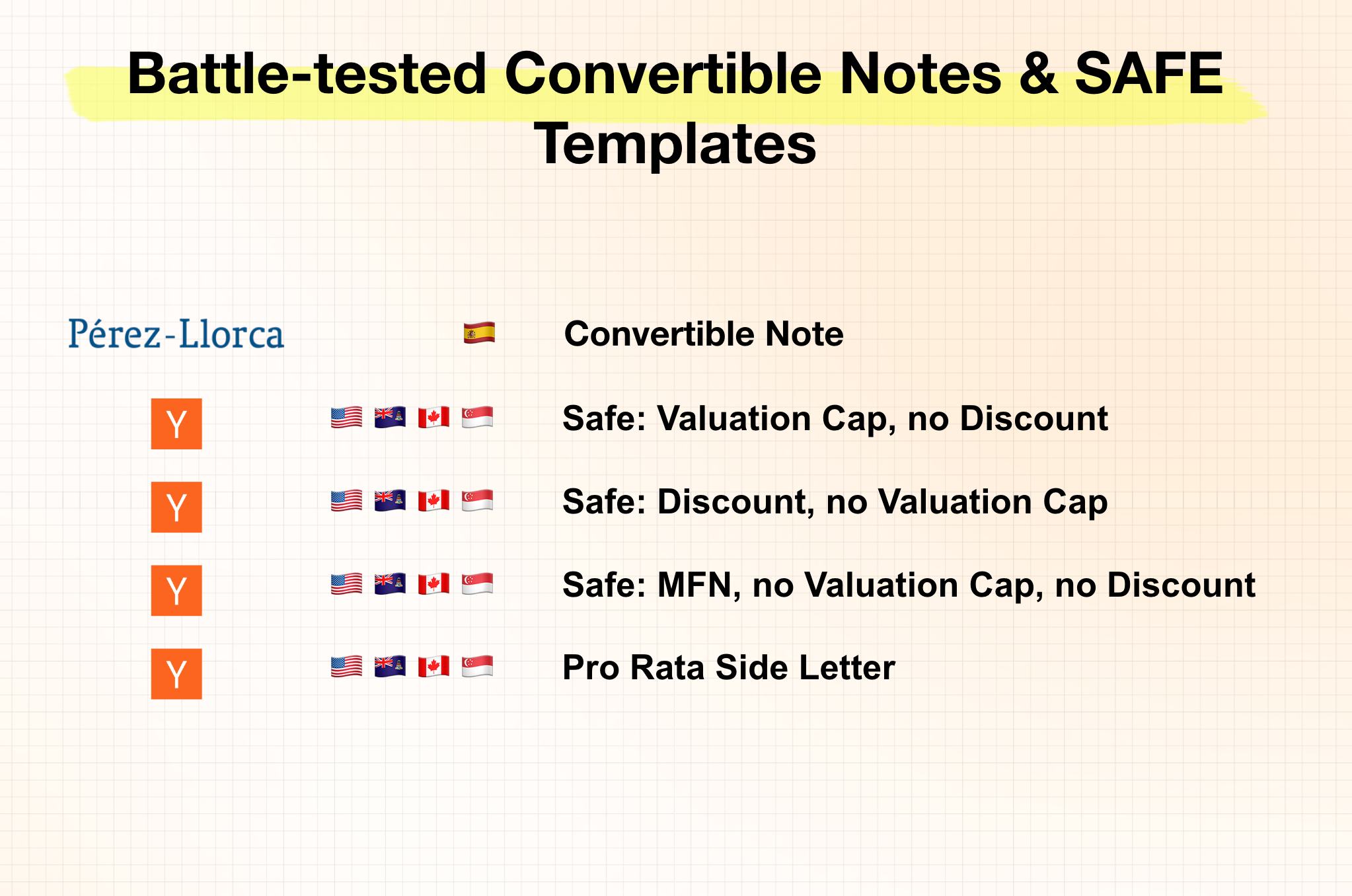 🧰 Toolkit: SAFE & Convertible Note Templates (Spain, US, Canada, Cayman ...