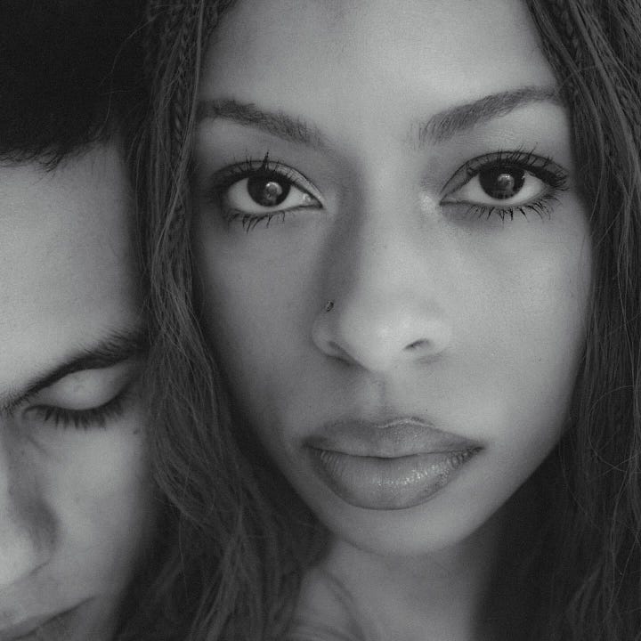 ravyn lenae photoshoots black and white photo and in color