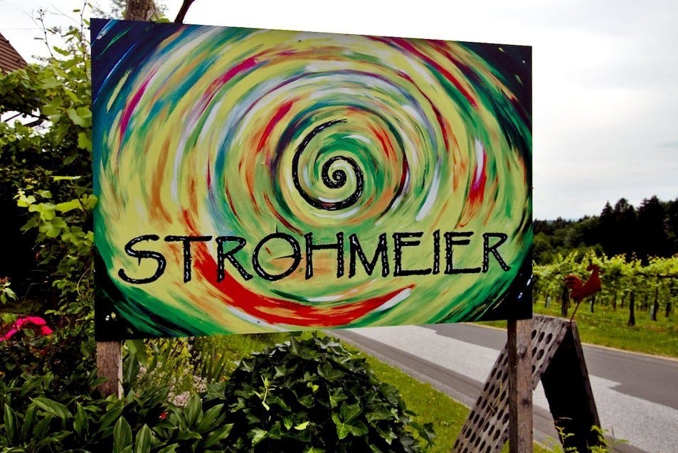 Strohmeier road sign Strohmeier road sign