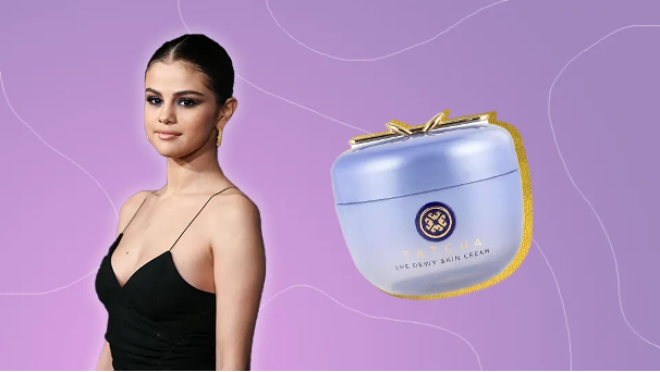 Tatcha skincare products used by celebrities like Selena Gomez for glowing skin.
