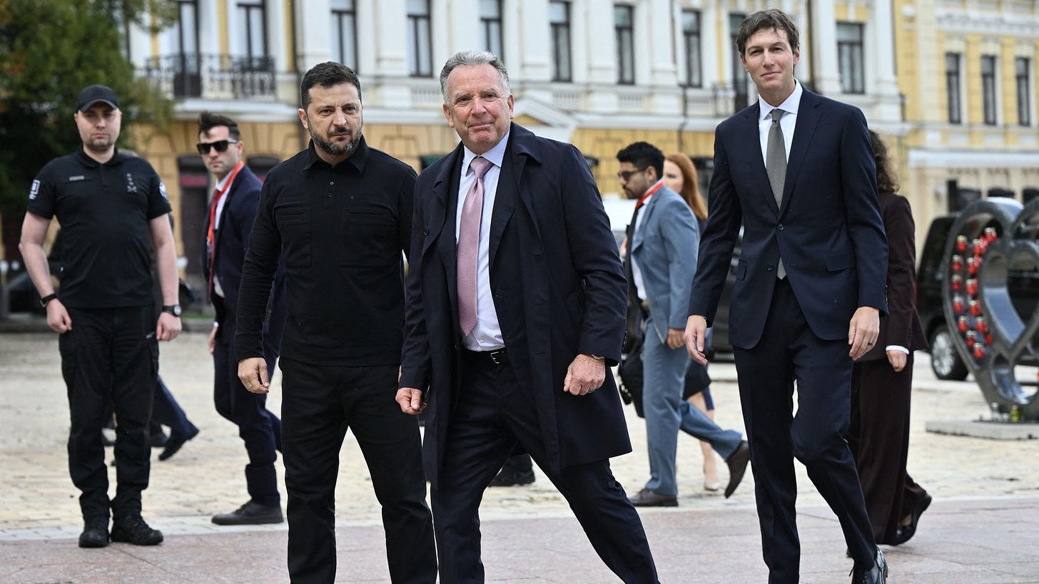 Trump envoys Witkoff, Kushner meet Zelensky in Kyiv for Ukraine peace talks Trump envoys Witkoff, Kushner meet Zelensky in Kyiv for Ukraine peace talks