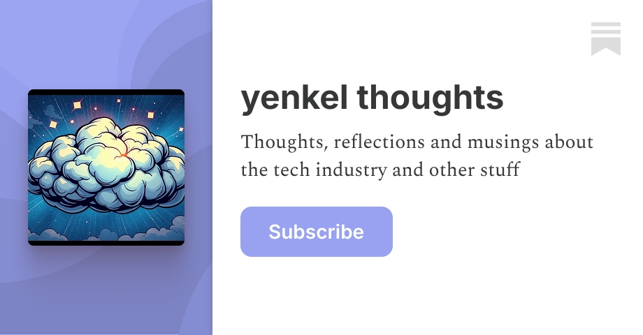 yenkel thoughts | Damian Schenkelman | Substack