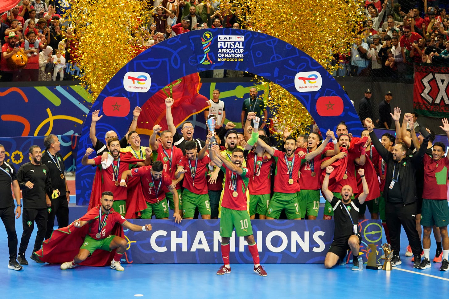 TotalEnergies CAF CAN de Futsal : le Maroc sacré champion d'Afrique pour la  quatrième fois de son histoire