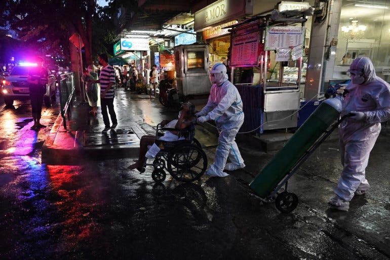 Thailand reports daily record of more than 20,000 COVID-19 cases |  Coronavirus pandemic News | Al Jazeera