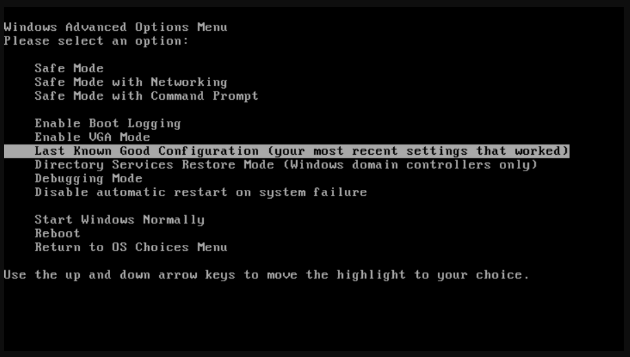 Windows Troubleshooting: Mastering Last Known Good Configuration - Rene.E Laboratory