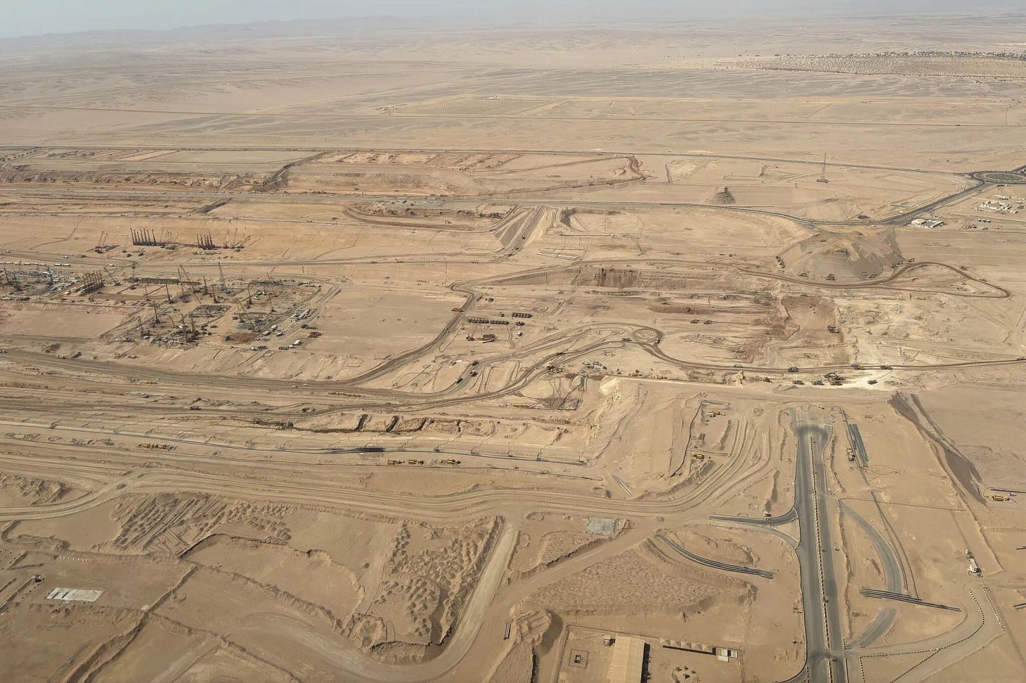 Neom | New imagery shows concrete works have started at Saudi's The Line | New Civil Engineer Neom | New imagery shows concrete works have started at Saudi's The Line | New Civil Engineer
