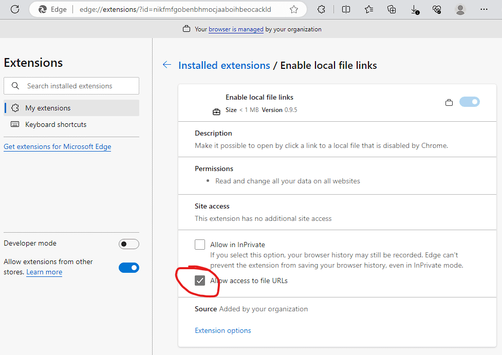 Chrome & Edge: linking to file locations - by Michael Wood