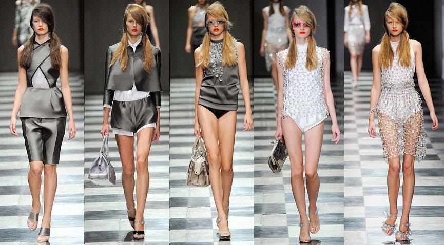 Prada Spring Summer 2010 chandelier shoes and bag