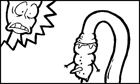 Cold water coming out of the sink and me getting nervous