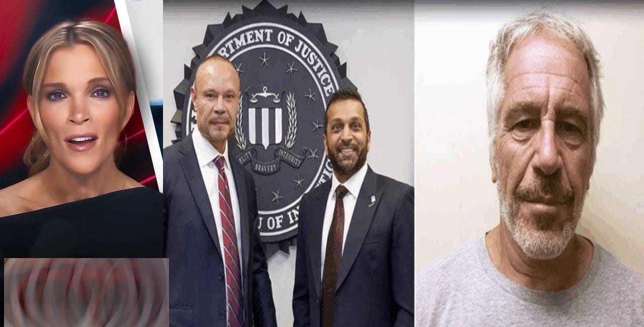 🚨Bongino and Patel "Looked Like Hostages, saying Epstein killed himself." Megyn Kelly said, claiming 🧐