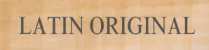 Latin Original
