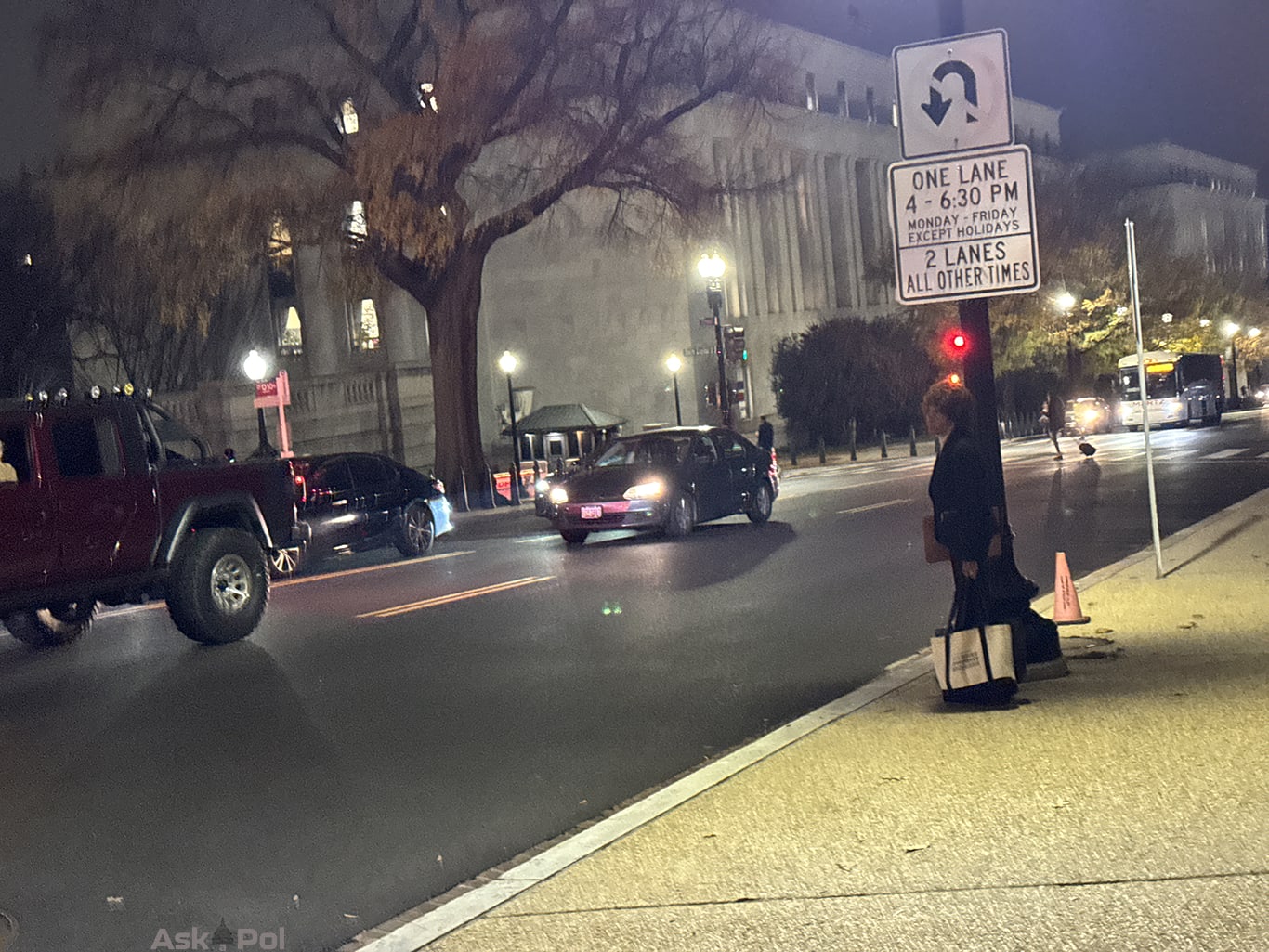 A Black Congresswoman waits for her ride on the grounds of the US Capitol during a House vote. Photo: Matt Laslo © www.askapolcrypto.com A Black Congresswoman waits for her ride on the grounds of the US Capitol during a House vote. Photo: Matt Laslo © www.askapolcrypto.com