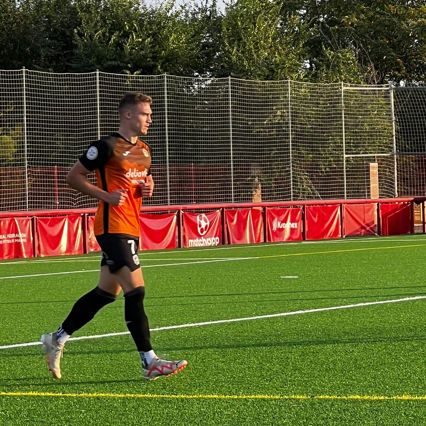 Manu Garrido en un partido esta temporada