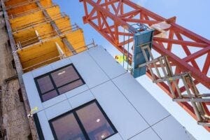 The Tallwood project will put to the test a 10-story, full-scale, cross-laminated timber building to assess seismic safety. Photo: David Baillot/UC San Diego Jacobs School of Engineering