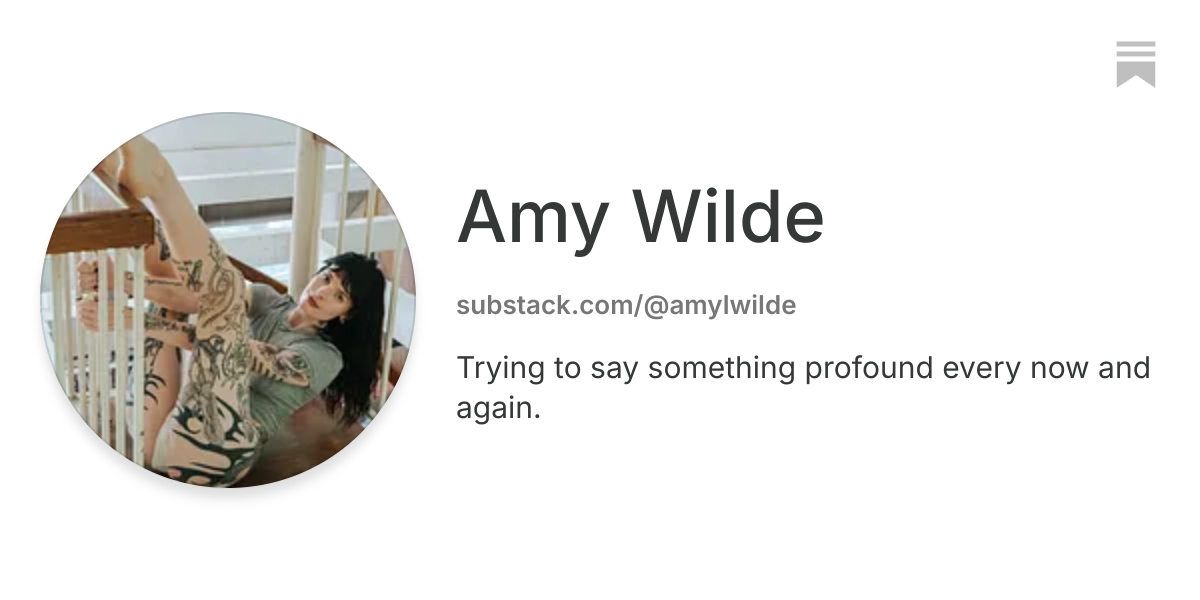 Amy Wilde | Substack