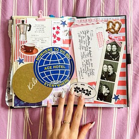 Scrapbook travel journaling is my newest obsession
