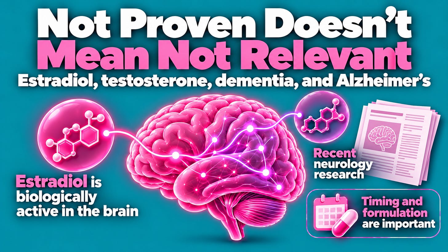 Not Proven Doesn't Mean Not Relevant