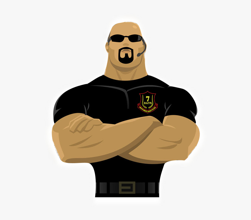 Transparent Bouncer Png - Animated Security Guard, Png Download - kindpng