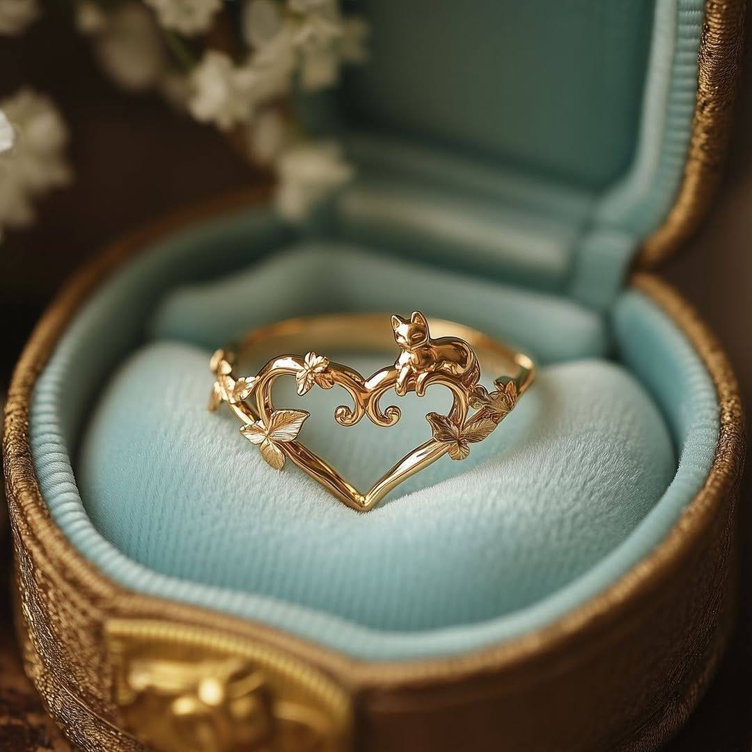 May be an image of ring and heart