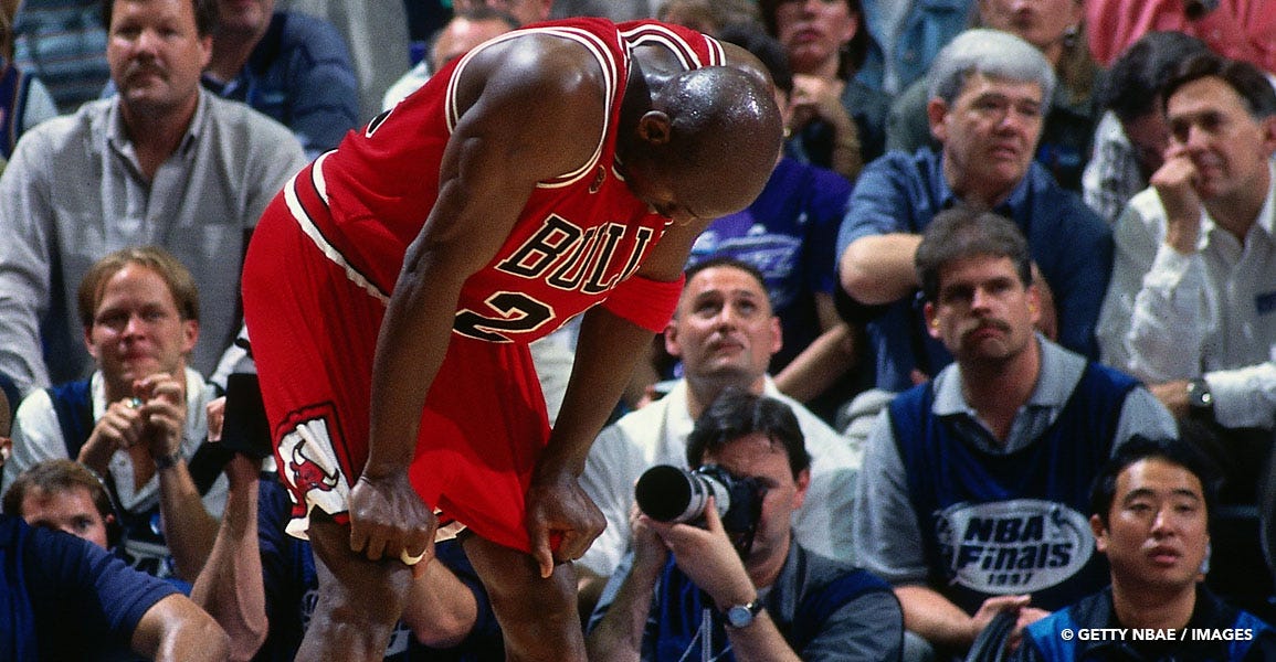 Michael Jordan empoisonné par une pizza, une théorie bidon ?