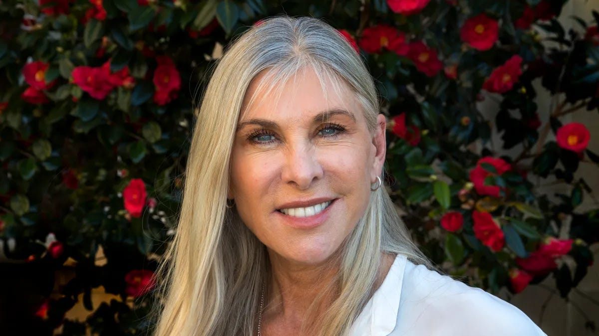 Portrait of Sharron Davies.