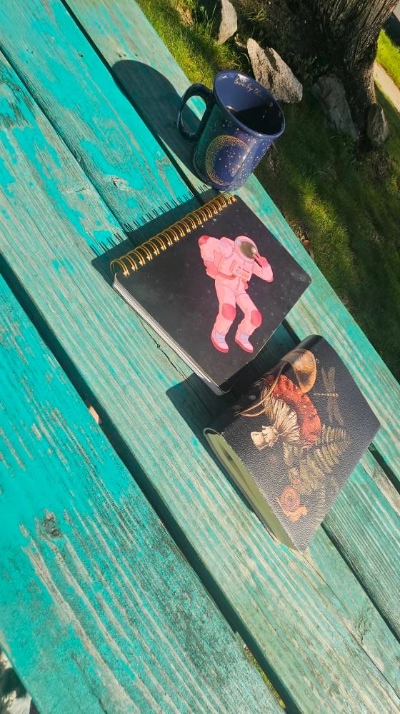 May be an image of 1 person, diary and text