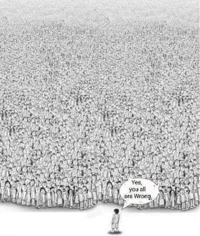 Yes, you all are Wrong,