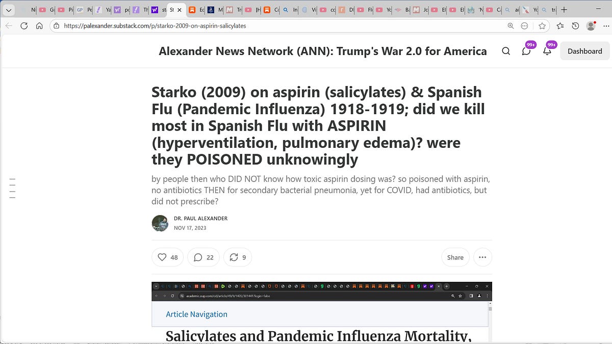 Aspirin Overdose: Did It Kill Millions During the 1918 Flu Pandemic?