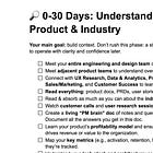 The 30/60/90-day checklist every PM should use