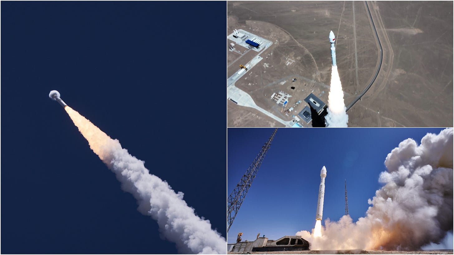The Kinetica-1 Y14 vehicle blasting off from Launch Area 130 at the Jiuquan Satellite Launch Center on June 15th 2026.
