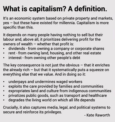 Capitalism isn't simply 