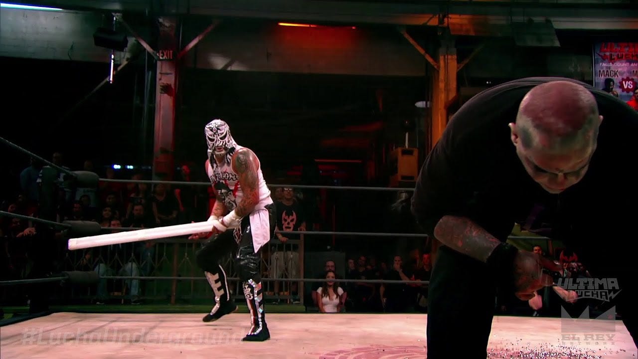 Ultima Lucha: Part 2: Vampiro vs Pentagon Jr. CERO MIEDO MATCH - FULL MATCH  - YouTube