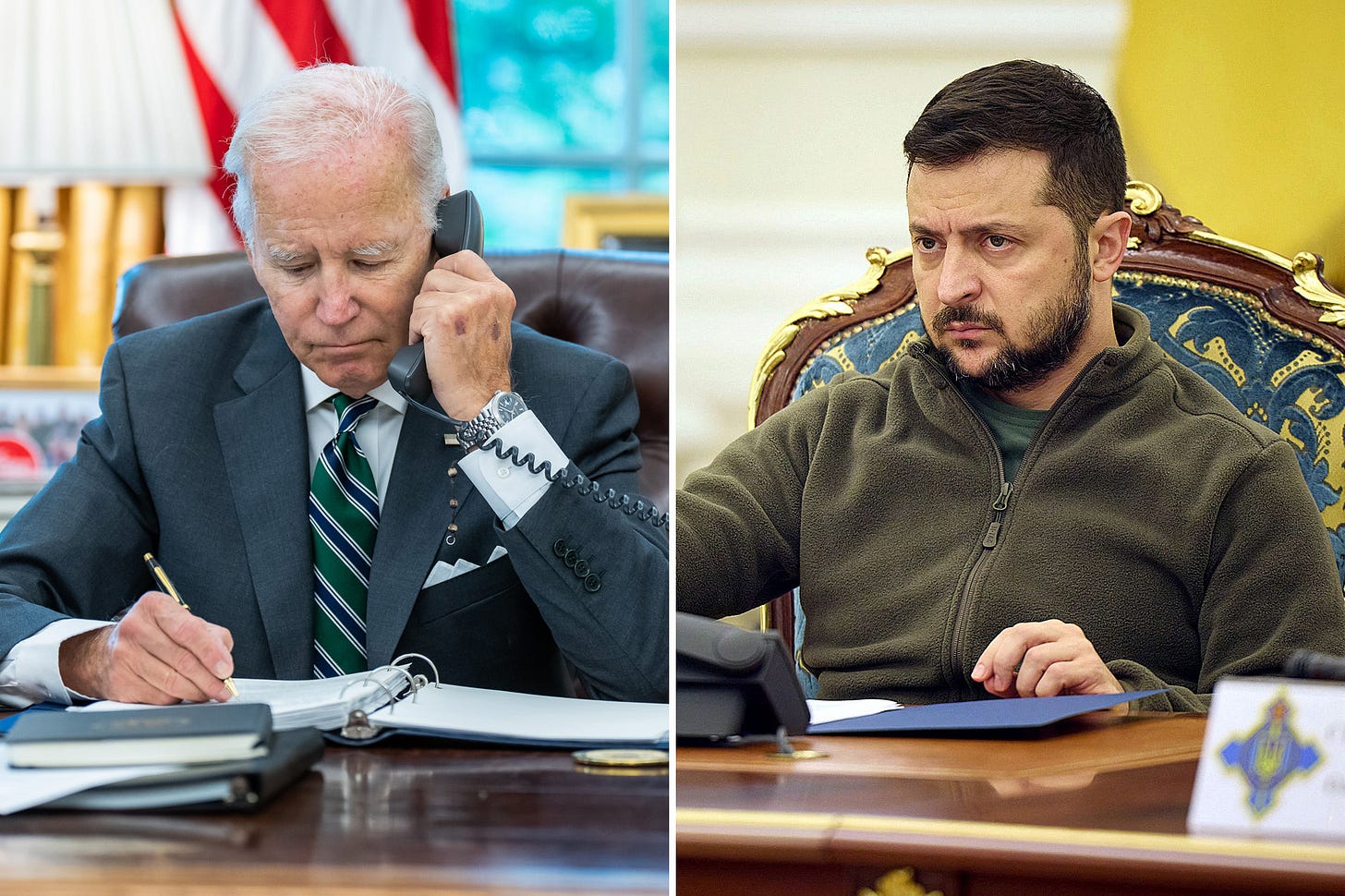 Biden and Zelensky talk as Ukraine makes battlefield gains