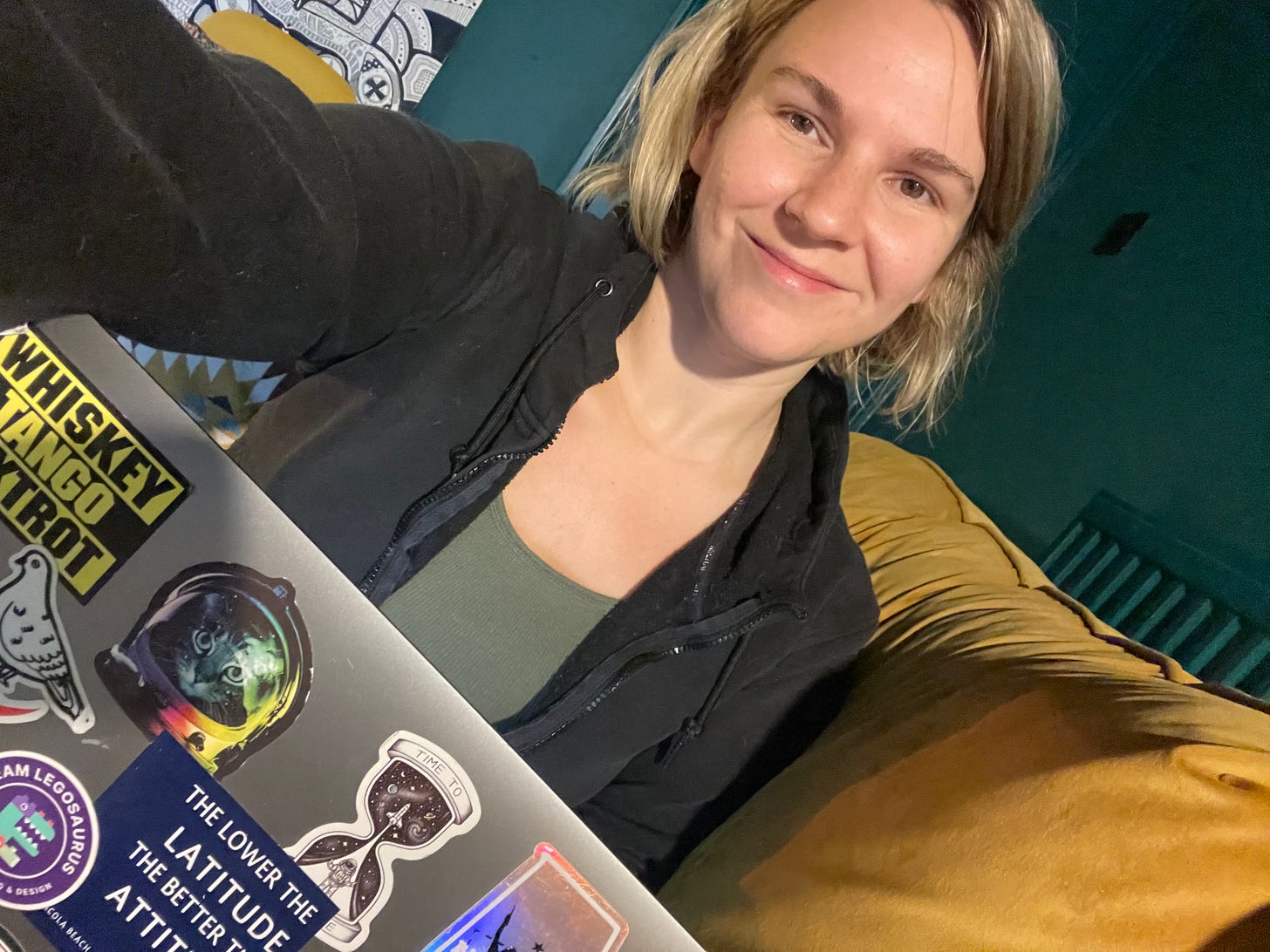 Morning writing selfie Morning writing selfie